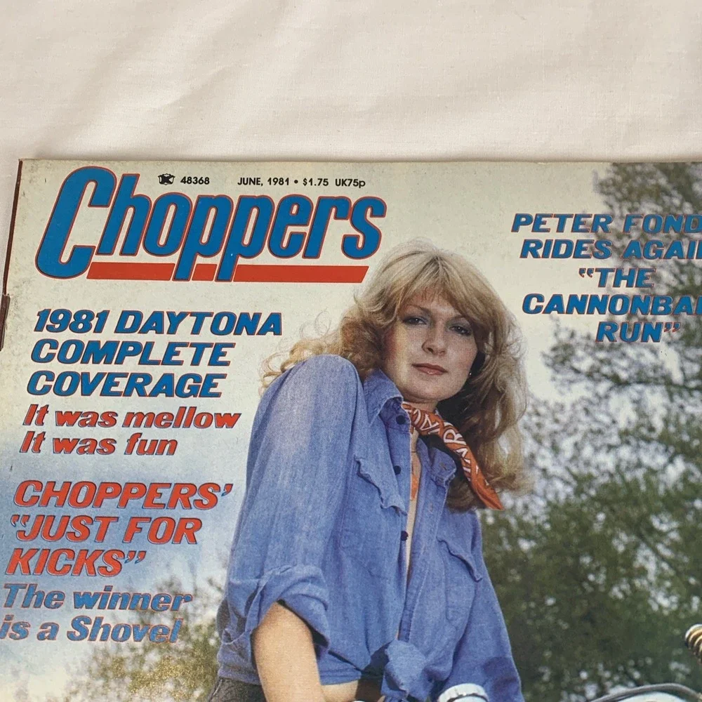 Lot‎ Of 4 Choppers Magazines 1981 June, July, October, November